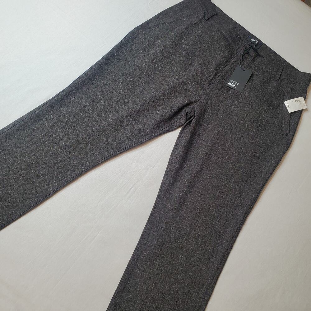 Paige Men's Size 36X33 NWT Prescott Trouser Classic Fit Black Coffee M820E67